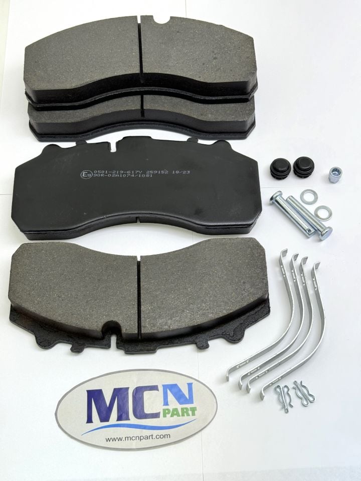 0501-219-617Y BRAKE PAD SET Teps by Temsa