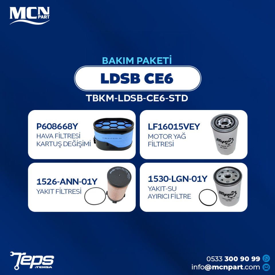 TBKM-LDSB-CE6-STDTEPS STD BAKIM PAKETİ_LDSB CUMMINS E6