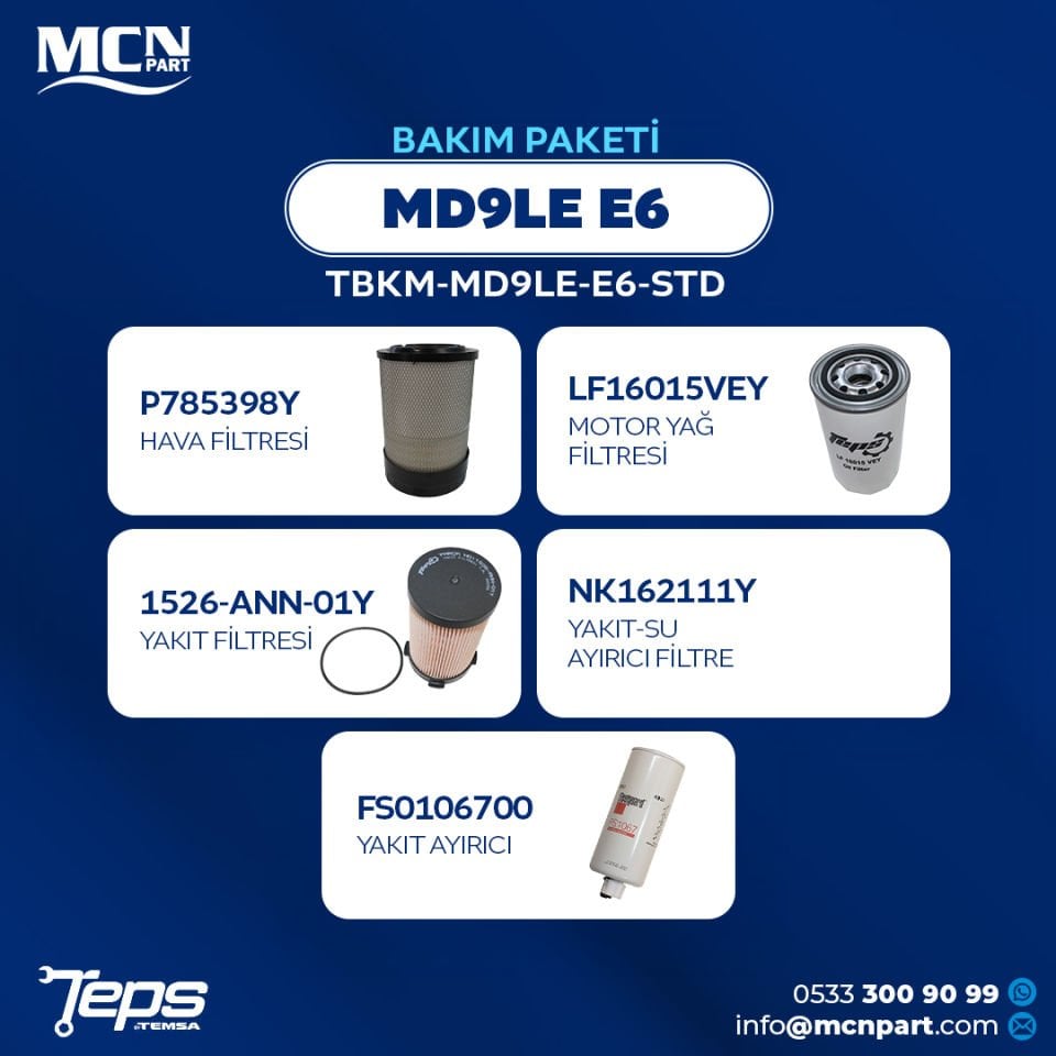 TBKM-MD9LE-E6-STD PLATEAU STD PACK DE MAINTENANCE_MD9-LE E6