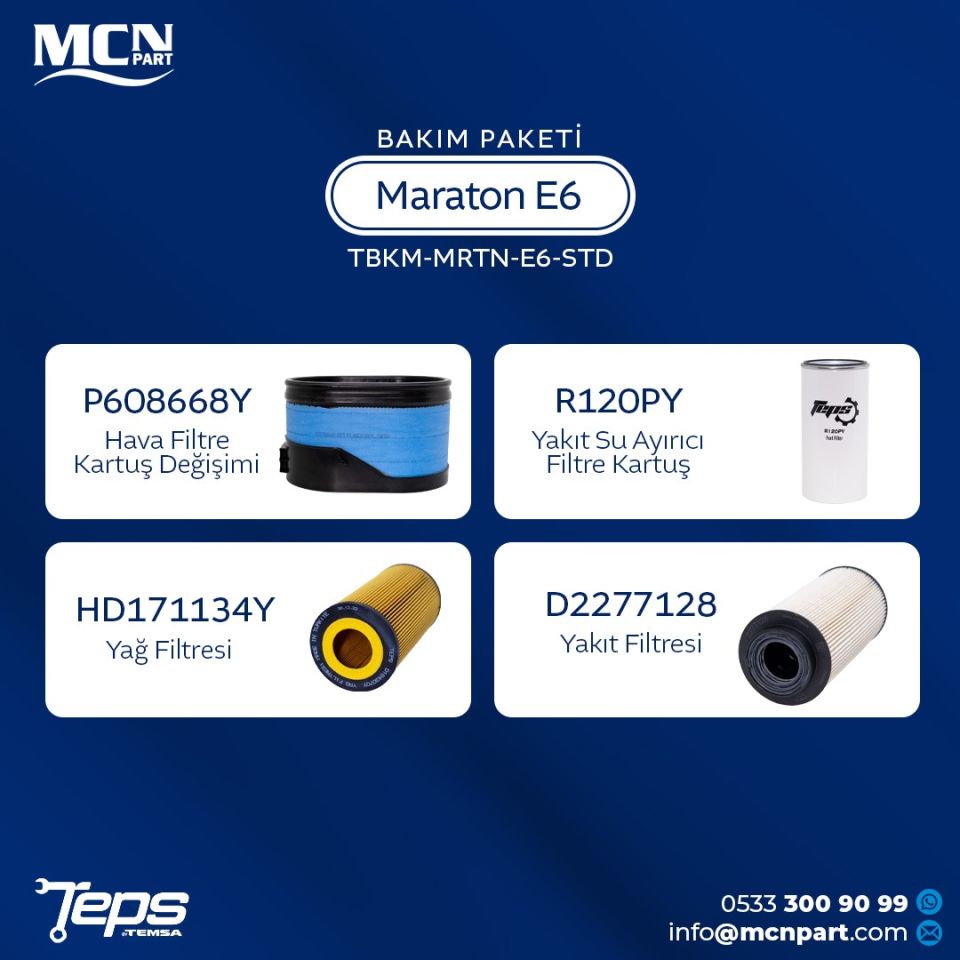 TBKM-MRTN-E6-STD PLATEAU STD MAINTENANCE PACKAGE_MARATON