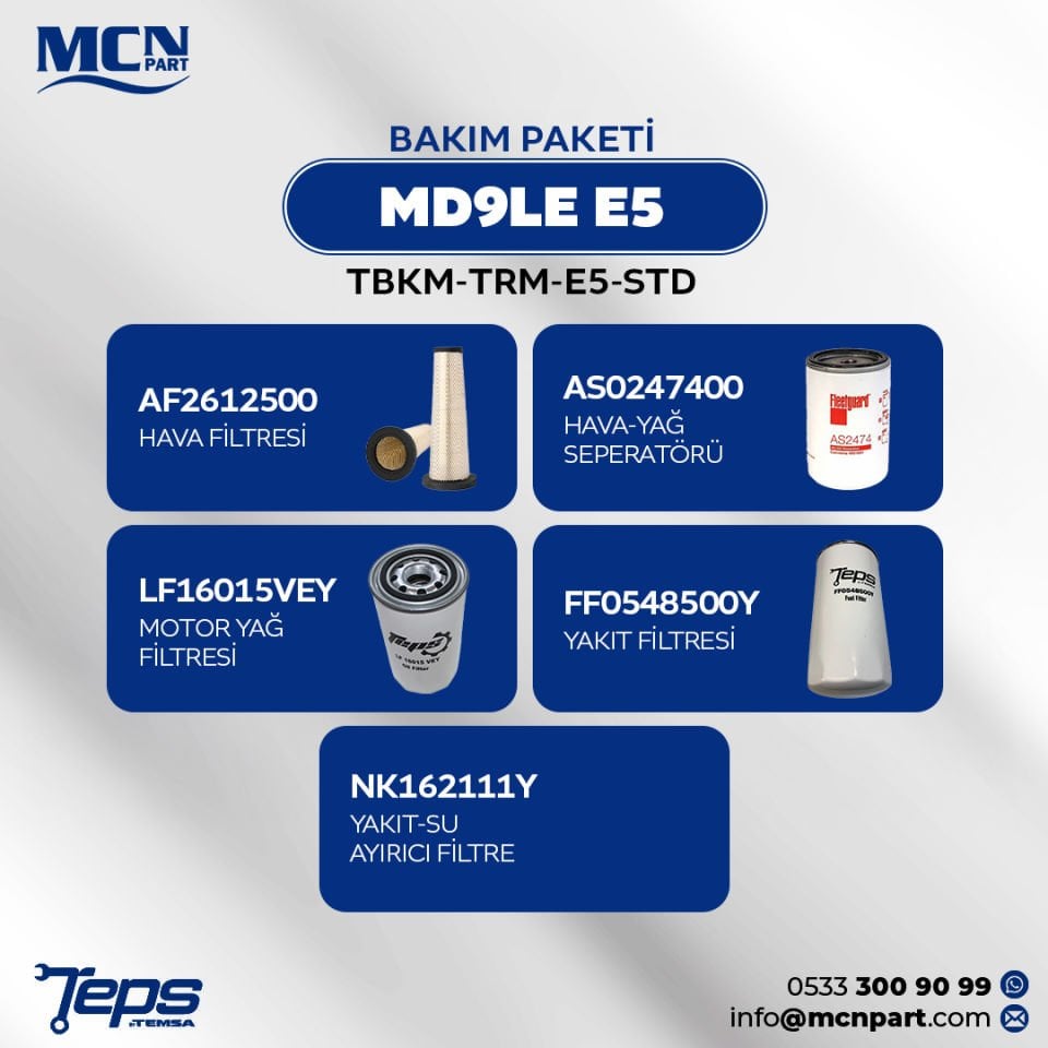 TBKM-TRM-E5-STD E5 TEPS STD BAKIM PAKETİ_TOURMALİN